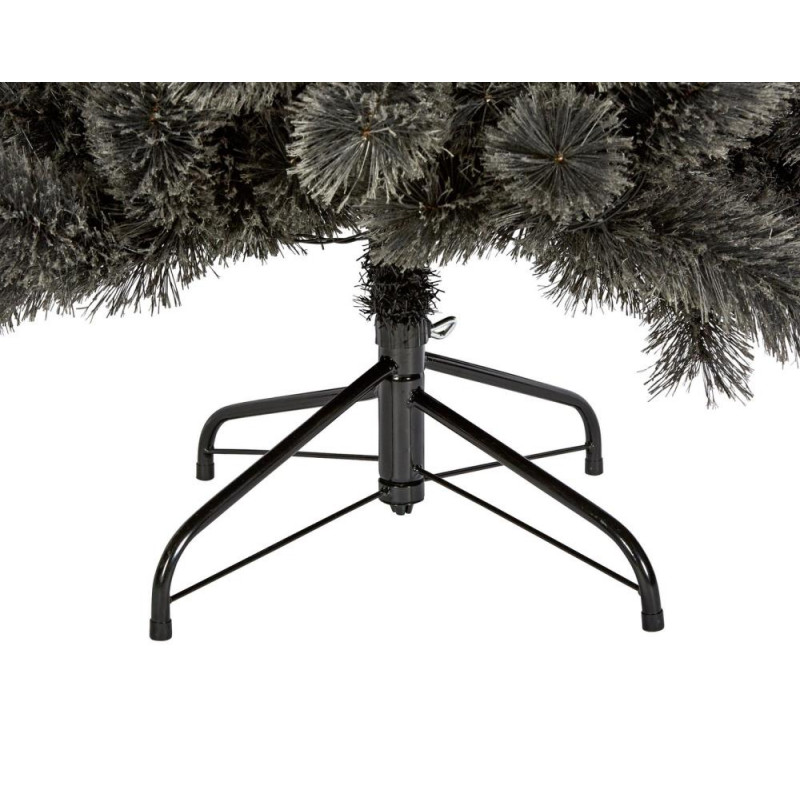 Home 6ft PreLit Cashmere Christmas Tree Black Christmas Trees