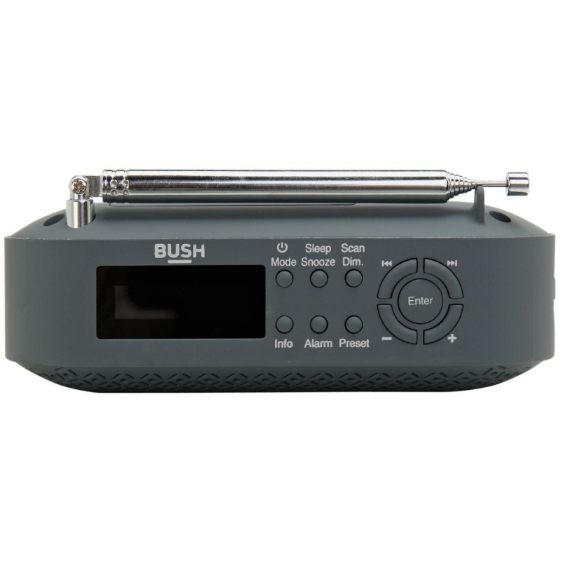 Bush Mini Mono DAB Radio Grey (Unit Only) DAB Digital Radios Home