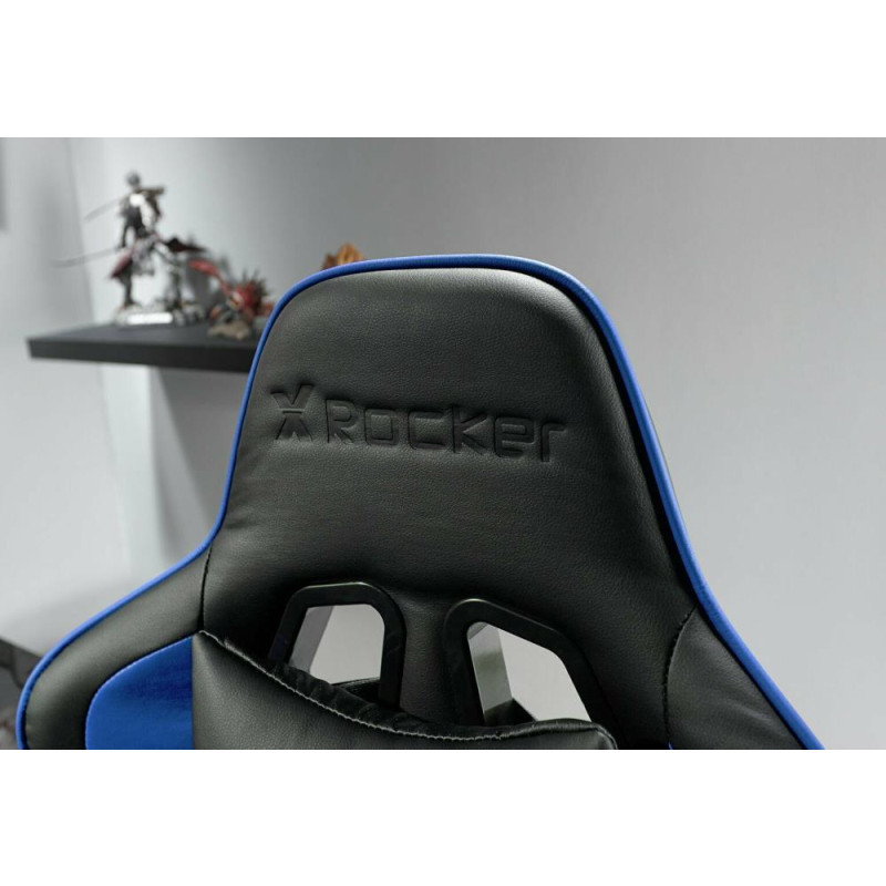 XRocker Alpha eSports Ergonomic Office Gaming Chair Black & Blue
