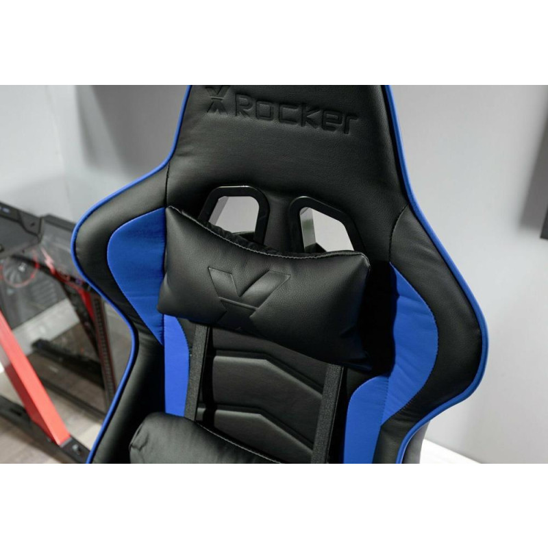 XRocker Alpha eSports Ergonomic Office Gaming Chair Black & Blue