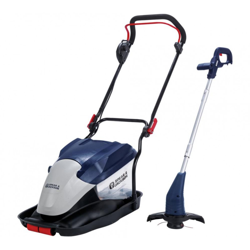 Spear Jackson 35cm Corded Hover Mower 1700W Trimmer 320W