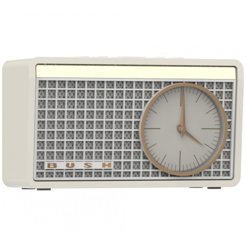 Bush Classic Analogue Clock Radio Cream Alarm Clocks & Radios
