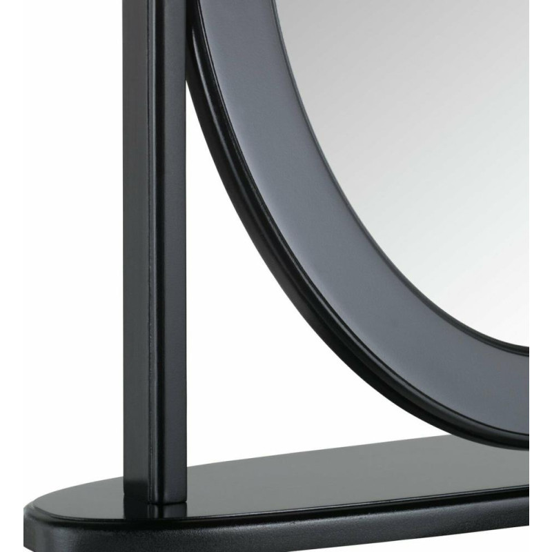 Home Oval Dressing Table Mirror Black Other Furniture Furniture
