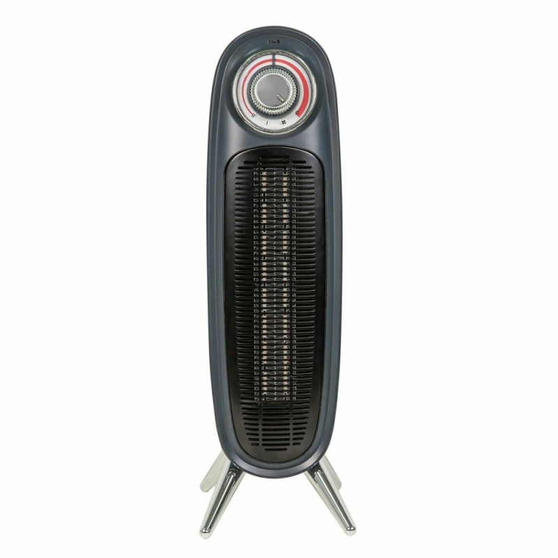 Russell Hobbs RHRETFH1002G 2kw Retro Tower Fan Heater Grey Fan