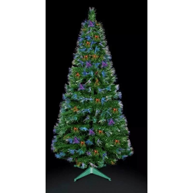 Premier Decorations Fibre Optic LED Burst Tree  Multicoloured  5ft