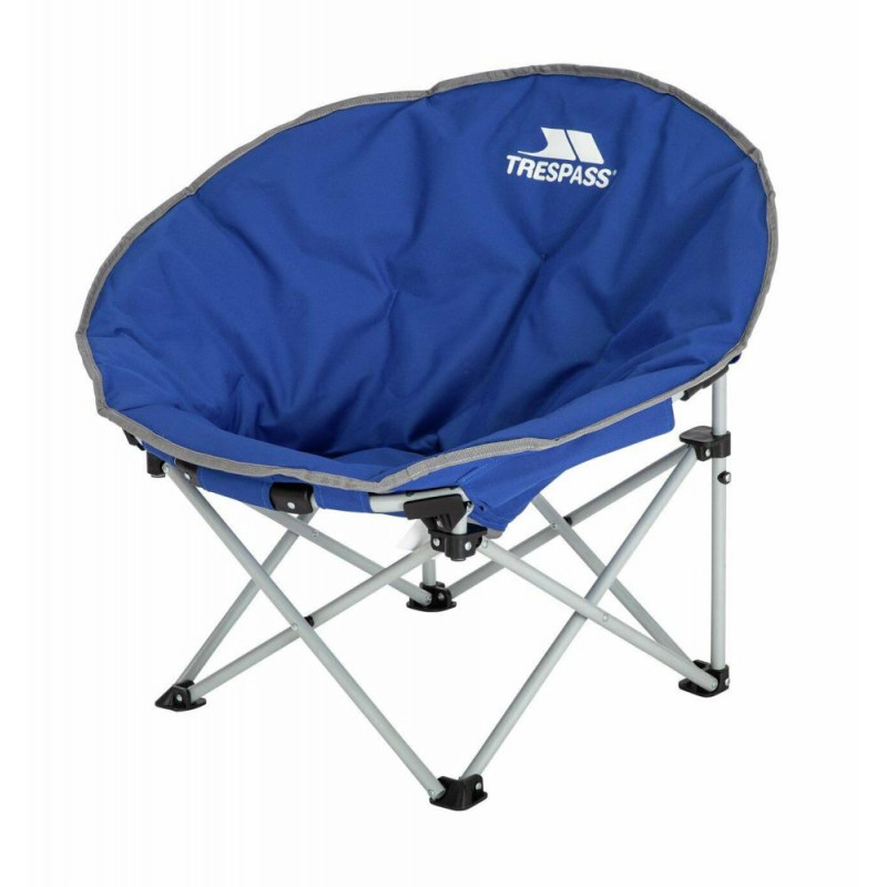Trespass Padded Moon Chair Blue Camping Accessories Travel