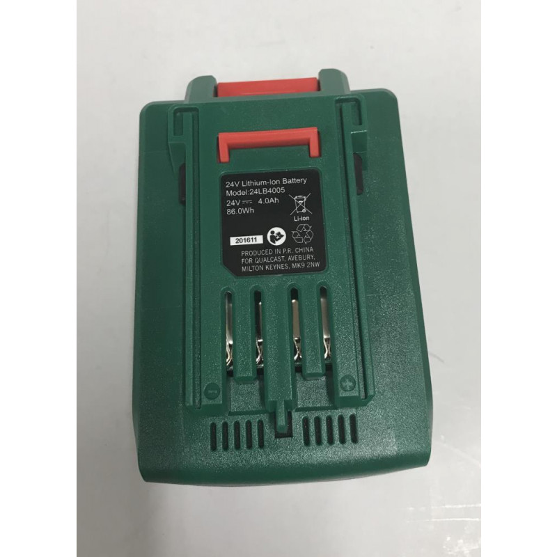 Qualcast 24v lithium battery charger new arrivals