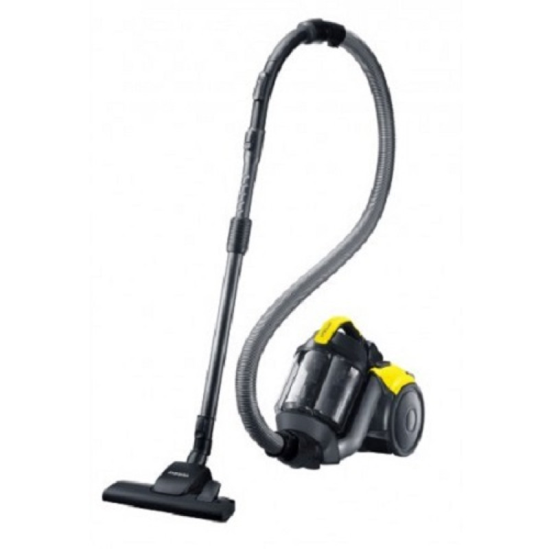 Samsung SC15F50V3 Bagless Cylinder Vacuum Cleaner Black & Yellow Cylinder Vacuum Cleaners