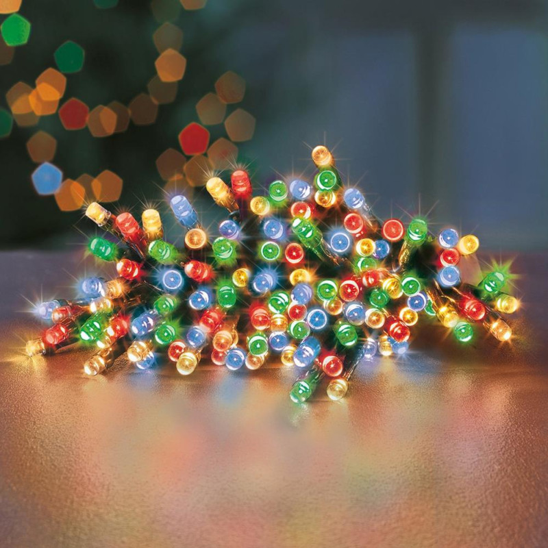 Premier 1000 MultiAction Battery Operated LED Christmas Lights Multi