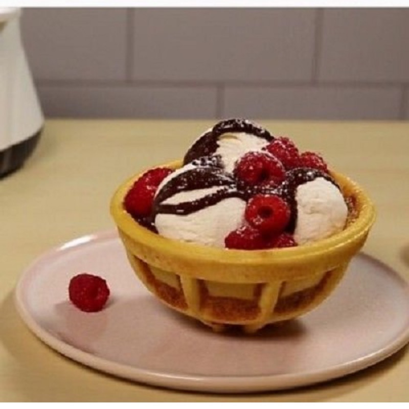 Ambiano Waffle Basket Maker 750w Black Other Kitchen Appliances