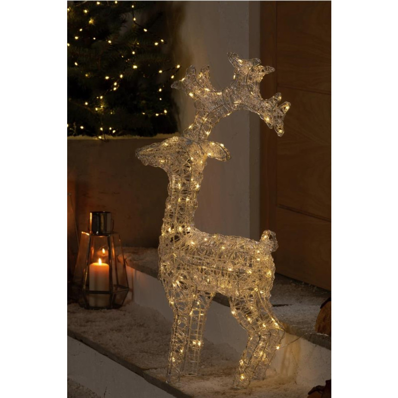 Habitat Christmas Reindeer LED Lights Warm White Christmas Novelty