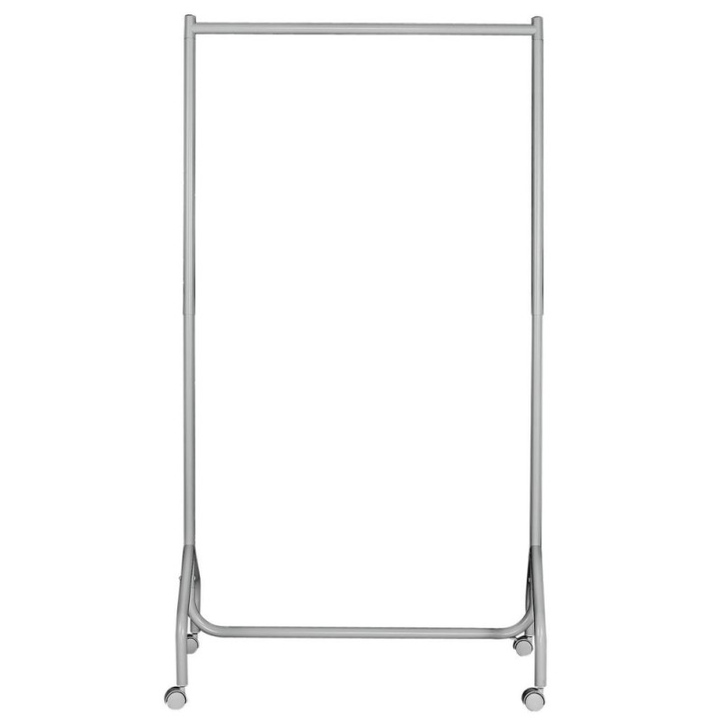 Home Heavy Duty Single Clothes Rail White Storage Units Furniture