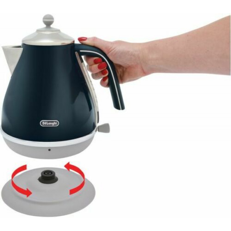 DeLonghi Icona Capitals KBOC3001BL Cordless Jug Kettle Blue GMV Trade
