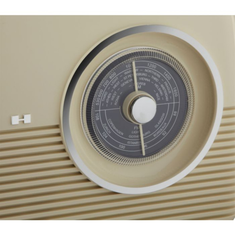 Bush Retro DAB Radio Cream DAB Digital Radios Home Audio Audio