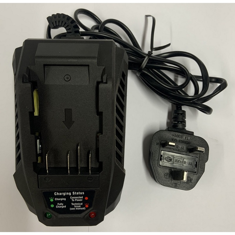 Replacement Charger For Challenge 18v Cordless Rotary Lawnmower