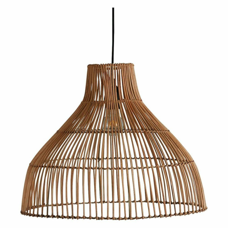 Habitat Elmley Rattan Shade Brown Lights Lamps Furniture
