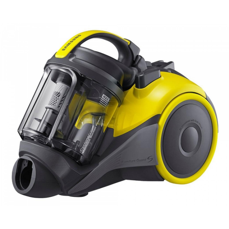 Samsung SC07H40G0VY Cyclone Force Cylinder Vacuum Cleaner Yellow Cylinder Vacuum Cleaners
