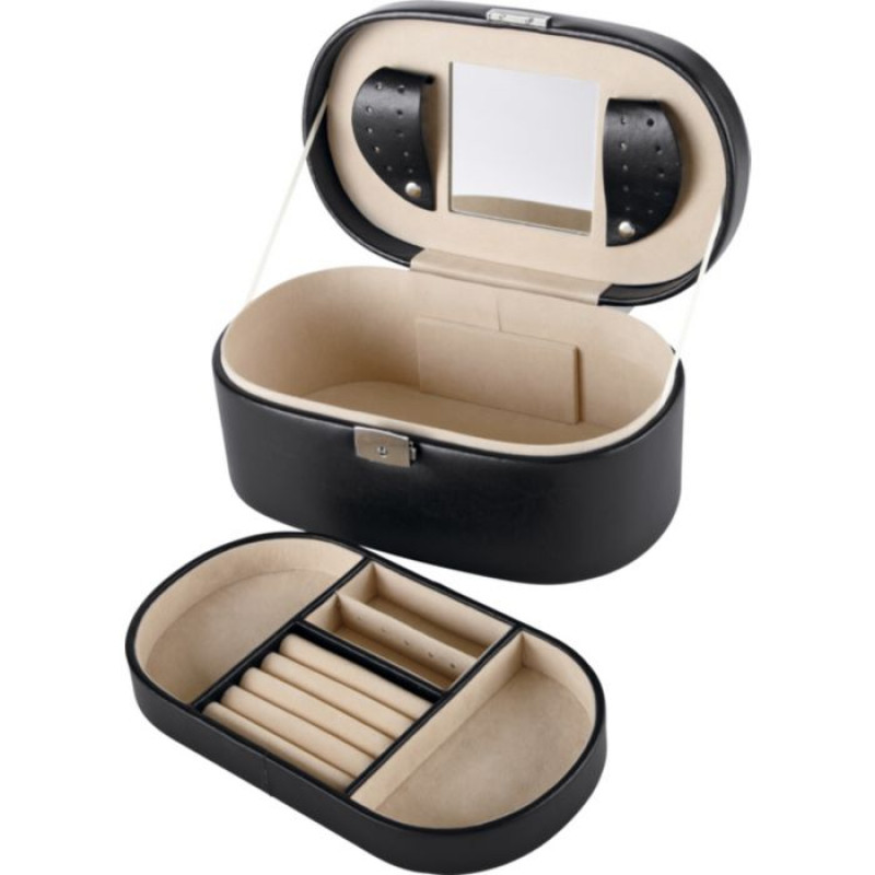 Oval Black Jewellery Box Other Health & Beauty Health & Beauty