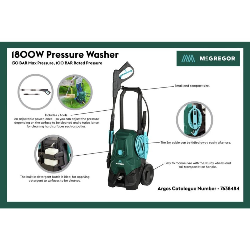 Mcgregor pressure shop washer