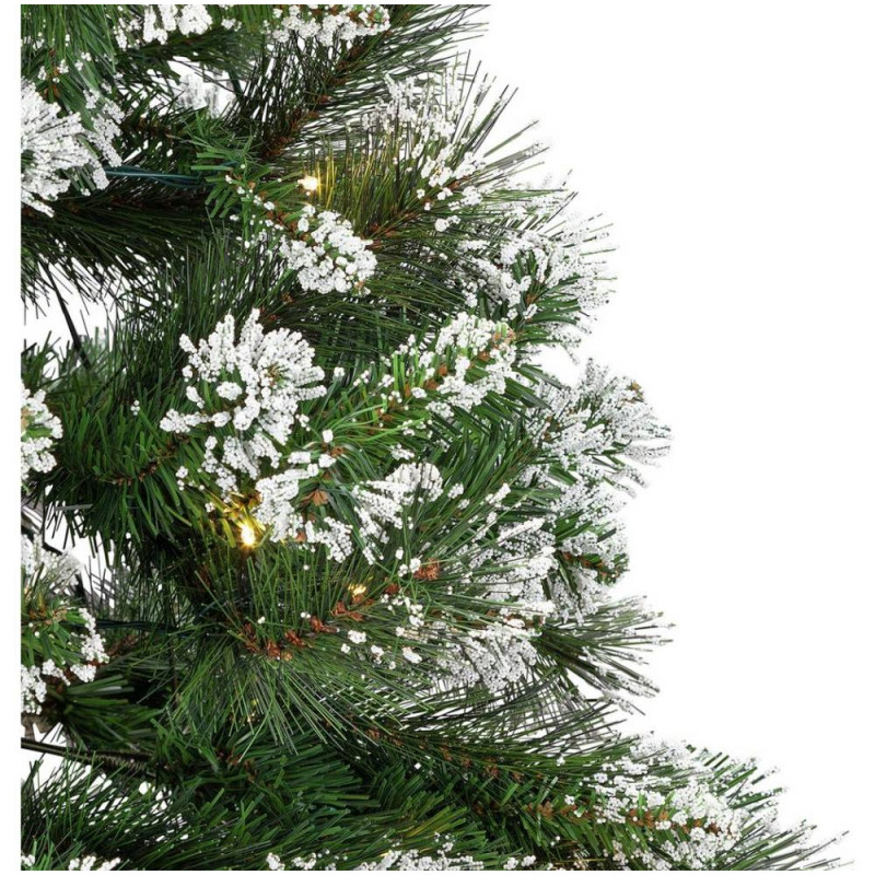 Home 7ft Prelit Snow Tipped Christmas Tree Christmas Trees