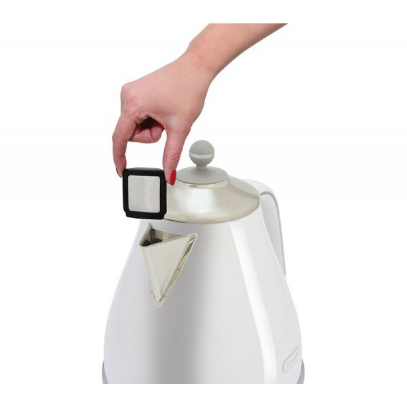 DeLonghi Icona Capitals KBOC3001W Cordless Jug Kettle White GMV Trade