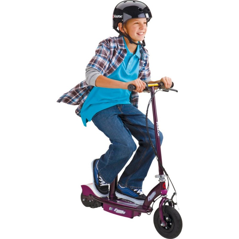 Razor E100S Electric Scooter with Seat Purple (No Charger) Outdoor