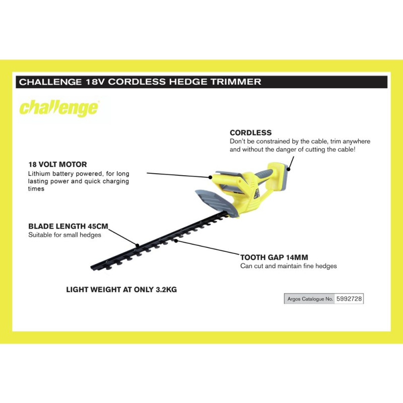 challenge hedge cutter spares