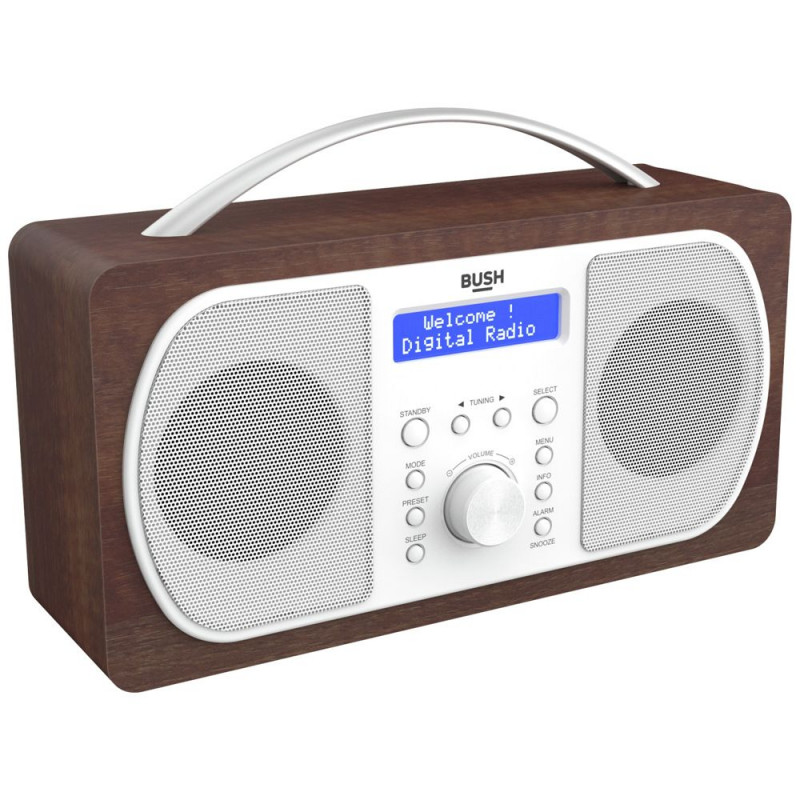 Bush DAB Radio Walnut DAB Digital Radios Home Audio Audio