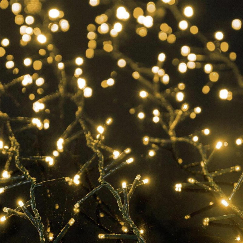 Premier Decorations 1000 TreeBrights Timer Christmas Tree Lights Vintage Gold Christmas