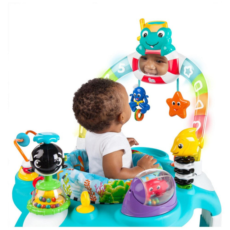 Baby Einstein 2in1 Lights & Sea Activity Gym & Saucer Action