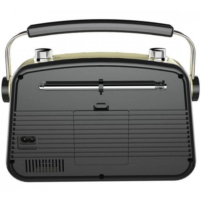 Bush Classic Retro Mini FM Radio Black Alarm Clocks & Radios Home