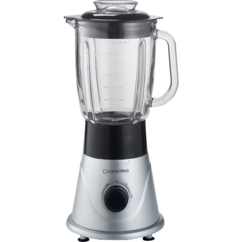 Cookworks Glass Blender Silver GMV Trade