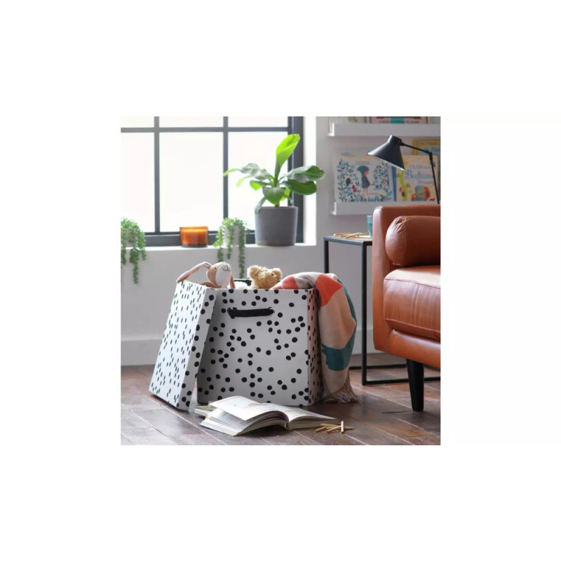 Habitat Penny Storage Box with Lid White Storage Units Furniture