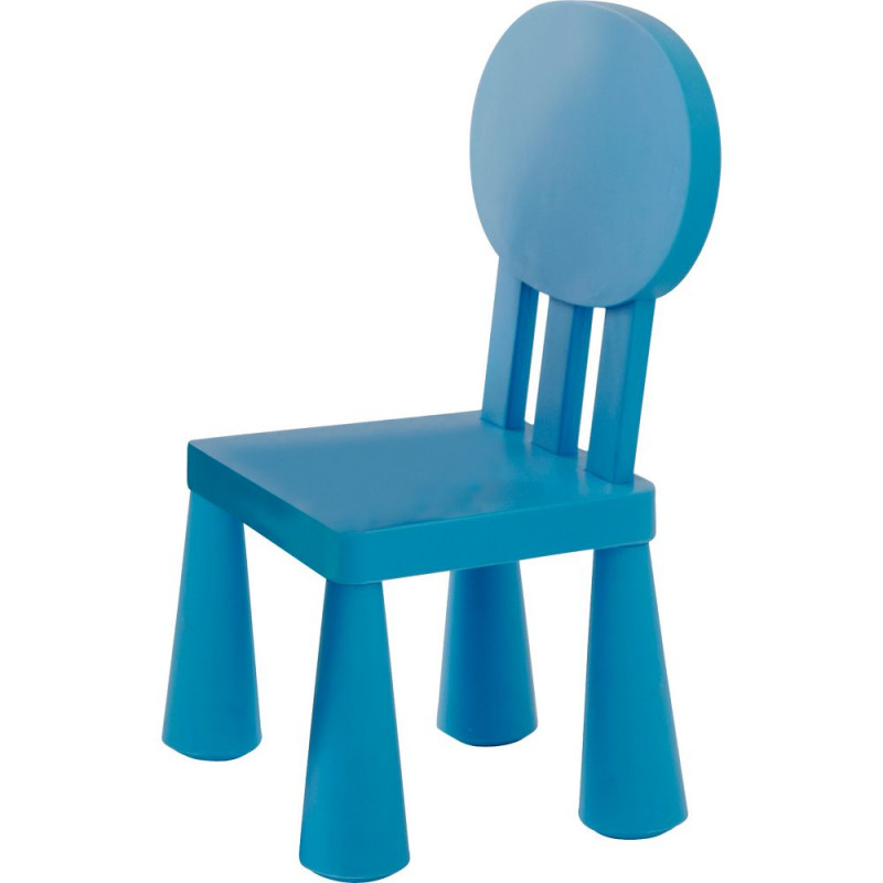 Funky Plastic Chair and Table Blue Tables & Chairs Furniture