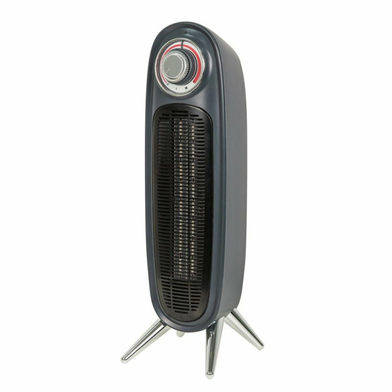 Russell Hobbs RHRETFH1002G 2kw Retro Tower Fan Heater Grey Fan