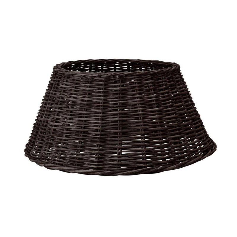 Habitat 57cm Wicker Christmas Tree Skirt Brown Christmas Tree
