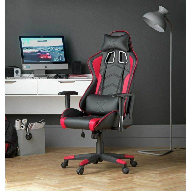 XRocker Alpha eSports Ergonomic Office Gaming Chair Black & Red