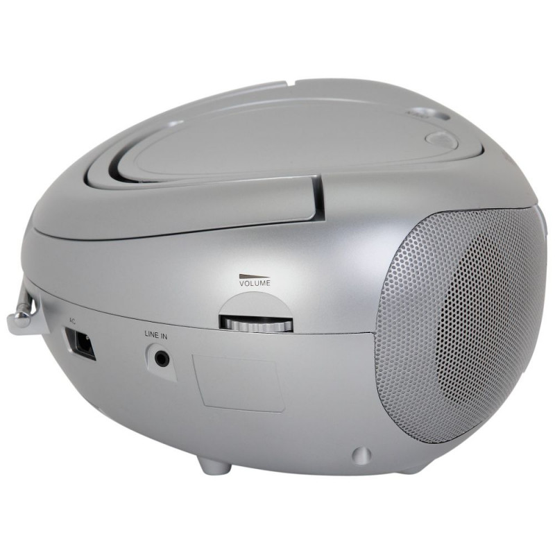 Bush Bluetooth CD Player Boombox Silver CD Players & Cassette