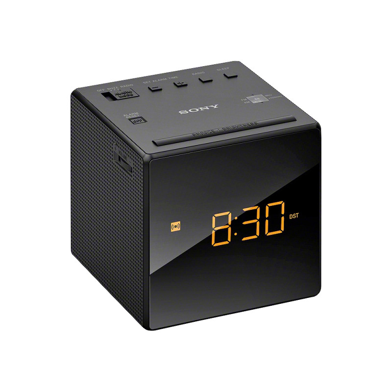 Sony Cube Clock Radio Black Alarm Clocks & Radios Home Audio