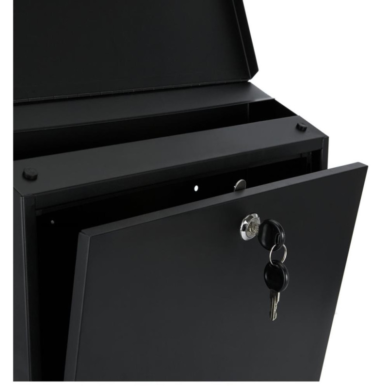 Home Large Letter Box Black Other Garden & Power Tools Garden