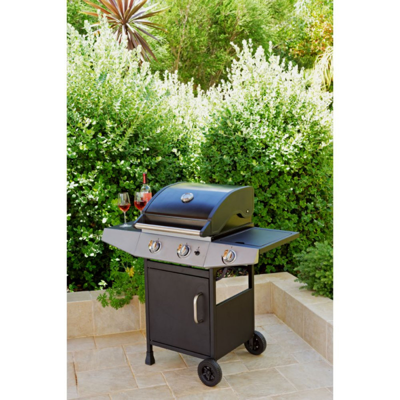 Premium 2 Burner Gas BBQ with Side Burner Barbecues Travel