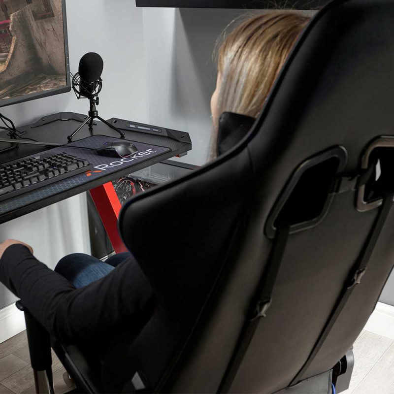 XRocker Faux Leather Ergonomic Office Gaming Chair Black Toys, Cars, Trains & Planes Toys