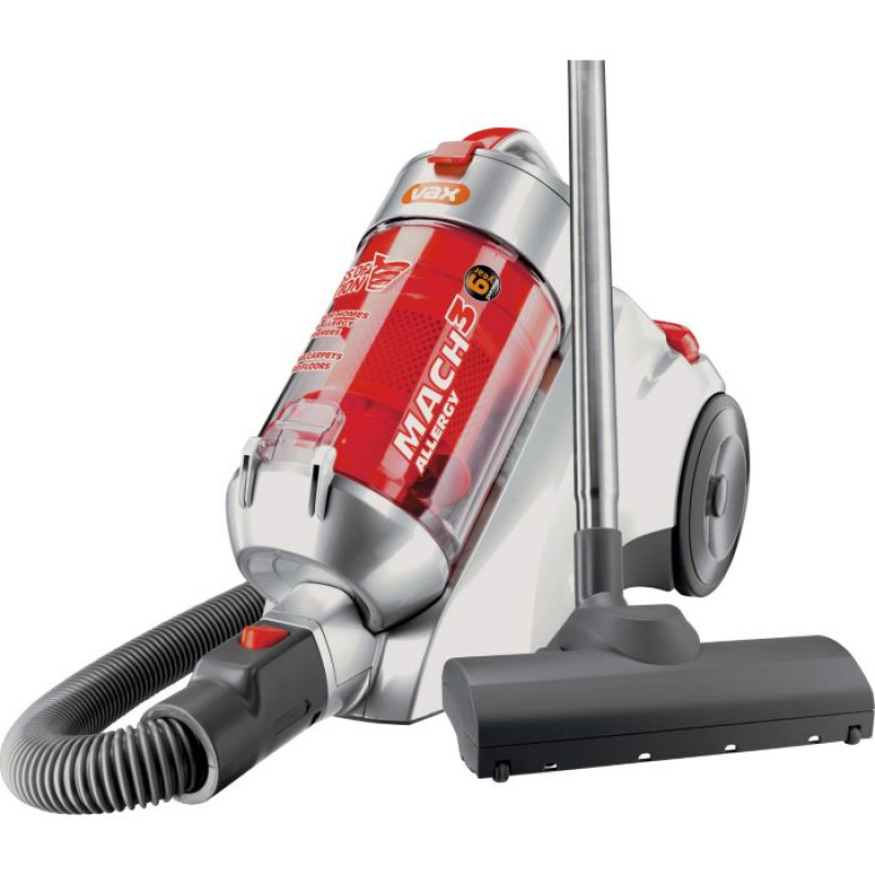 VAX C91M3GA Mach 3 Allergy Bagless Cylinder Vacuum Cleaner
