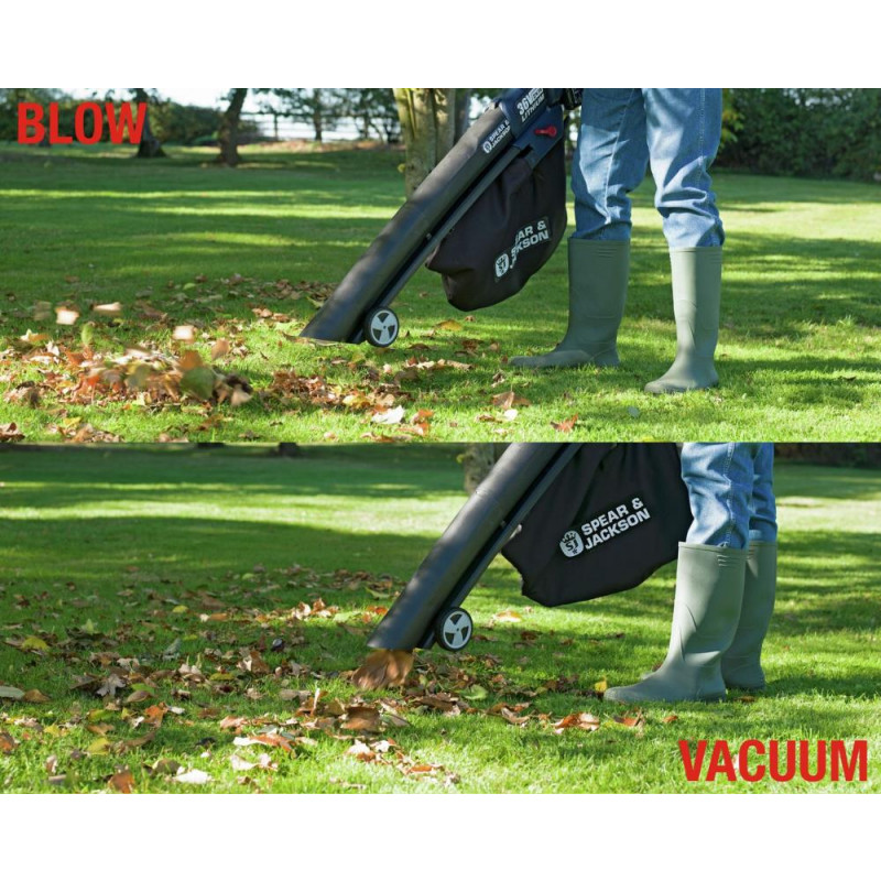 Spear and jackson cordless leaf vacuum sale