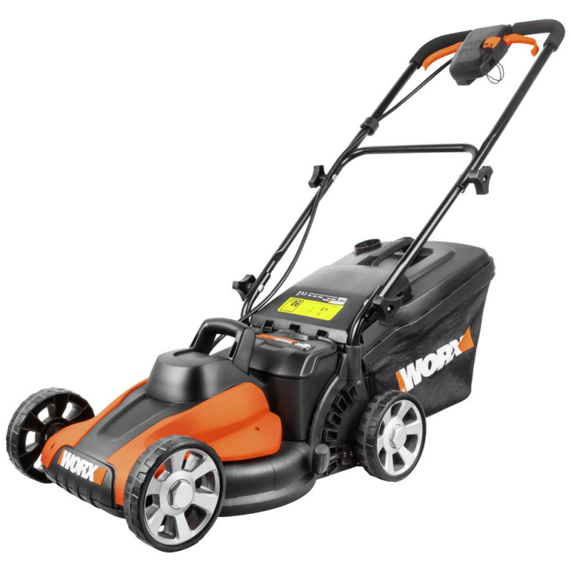 Worx wg778e cordless lawn mower clearance