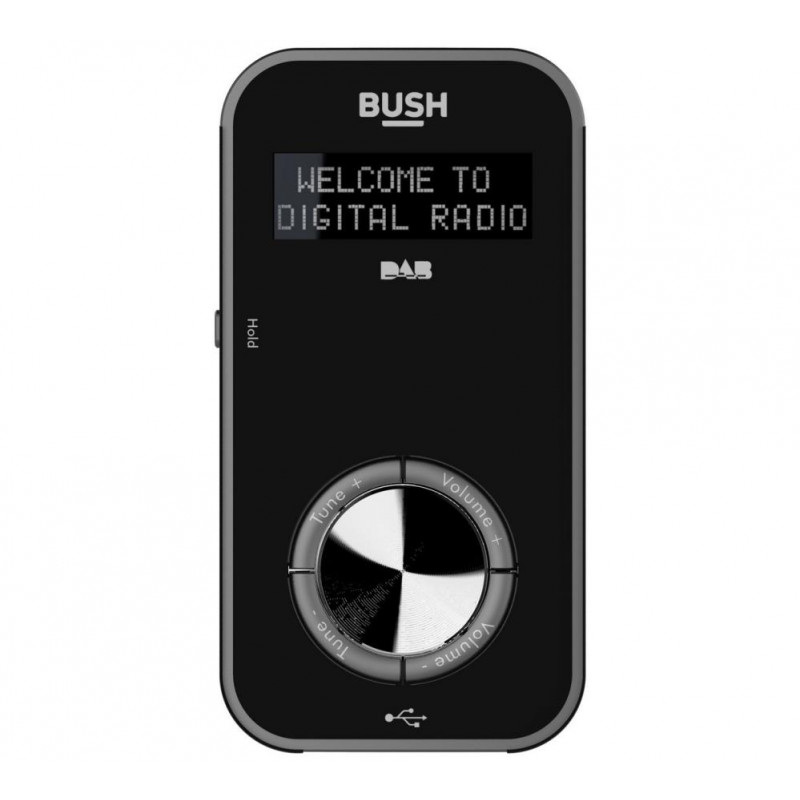 Bush Personal DAB Radio Black DAB Digital Radios Home Audio