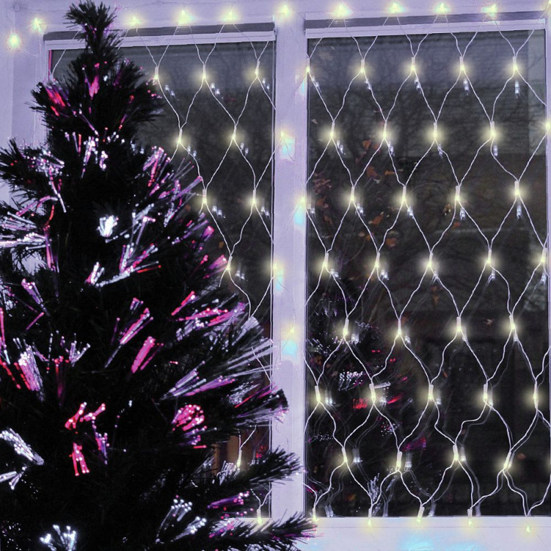 The Christmas 360 LED Net Chaser Curtain Lights Christmas