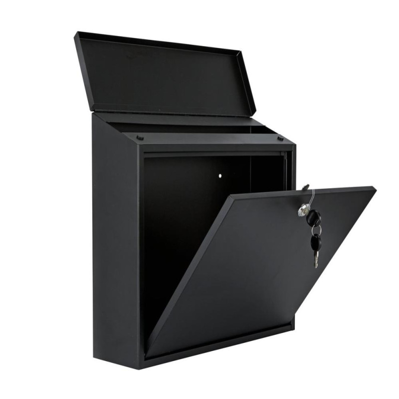 Home Large Letter Box Black Other Garden & Power Tools Garden