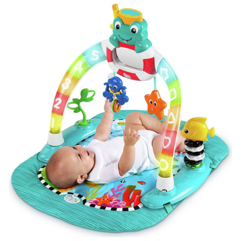 Baby Einstein 2in1 Lights & Sea Activity Gym & Saucer Action