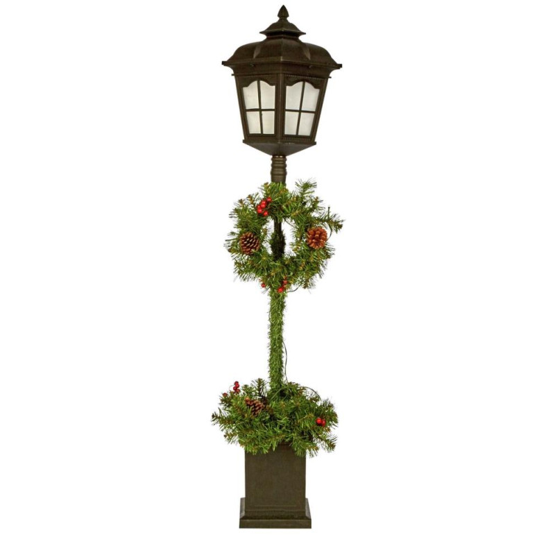 4ft christmas lantern & wreath clearance